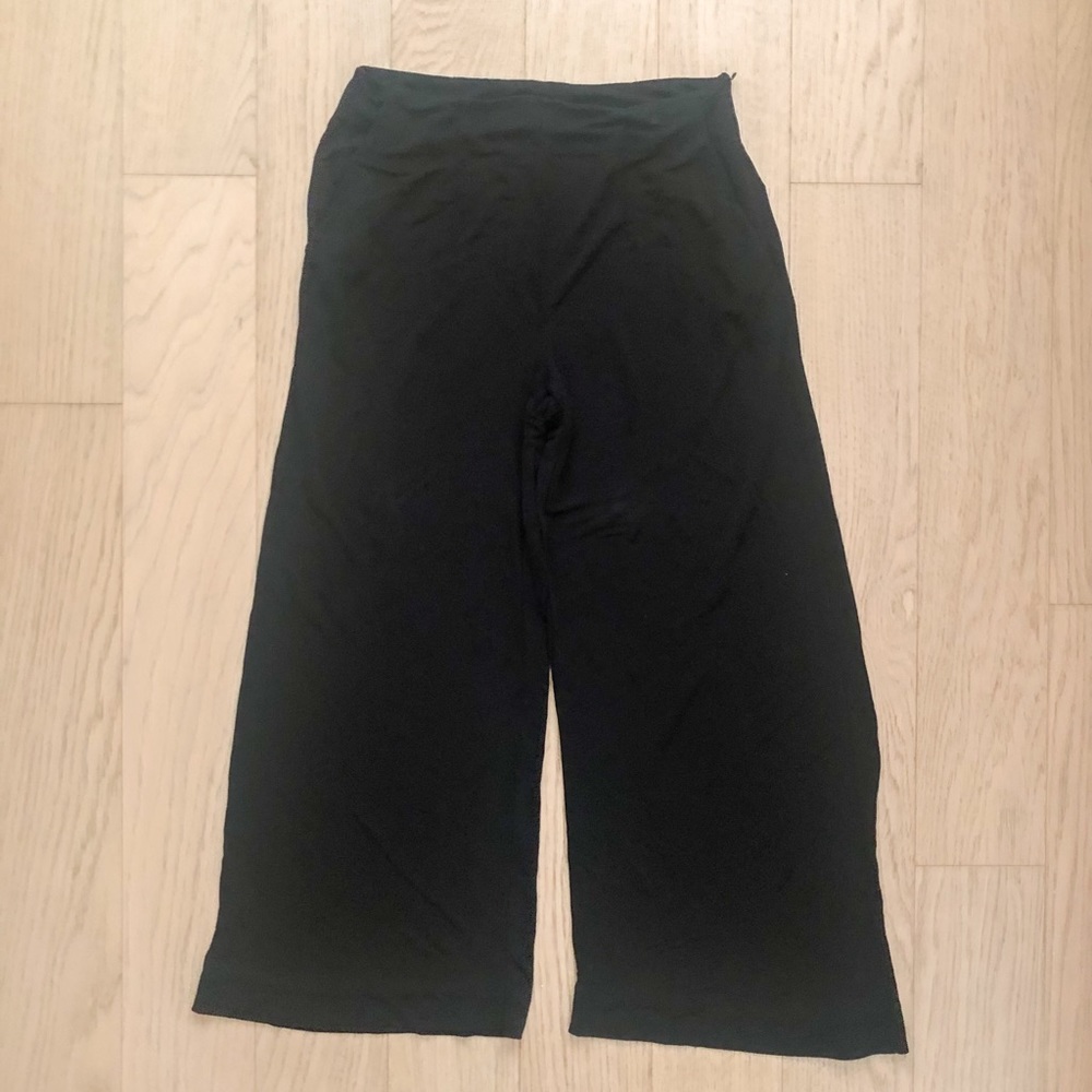 Etro black wide leg pants